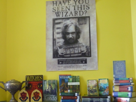Have You Seen This Wizard? Sirius Black at Parkes High School Library